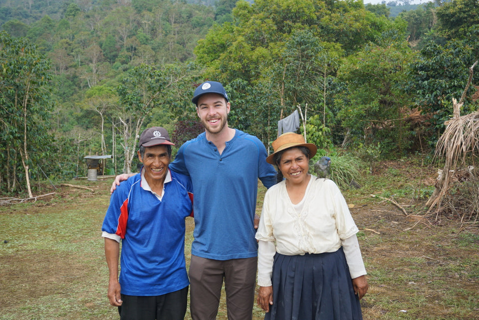 Alex, Director of Wholesale at Non-Fiction, and our producer partners in Peru, Gregorio and Isabel Torre.